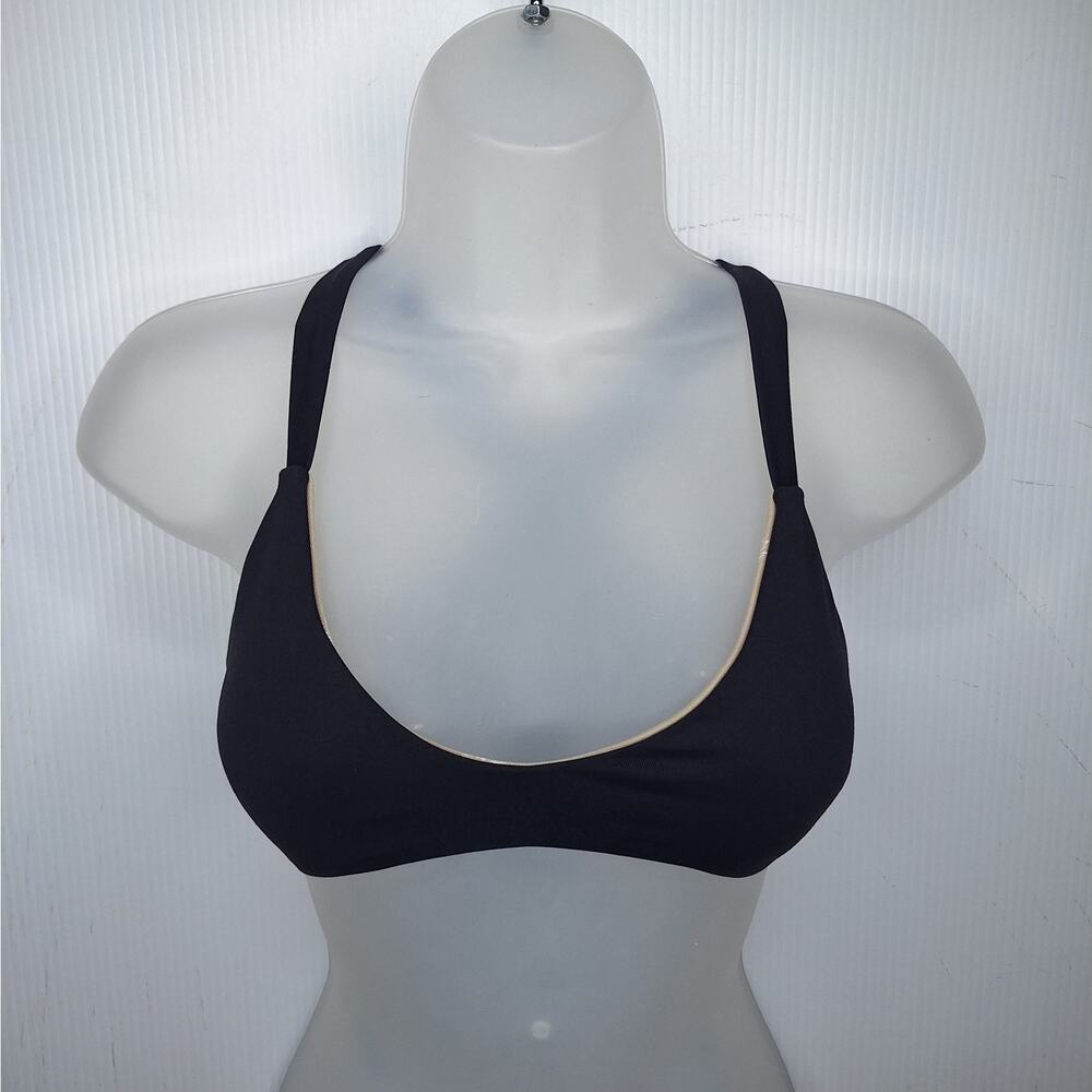 Midori Bikinis Croatia Swim Top Black Small Crossback Strappy Neutral Basics